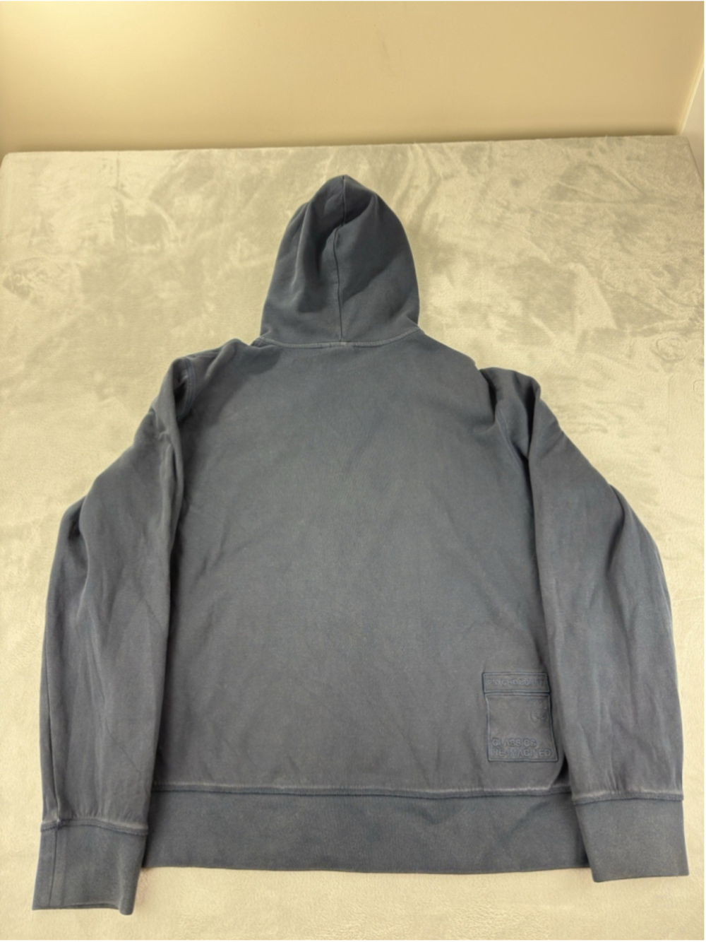Psycho Bunny Full Zip Hoodie Classics Re-imagined Mens Size XL Navy Blue - Picture 4 of 16